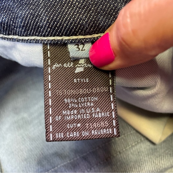 7 for All Mankind 'A' Pocket Bootcut Jeans Women's Size 32 Flare Stretch Denim - Picture 11 of 12